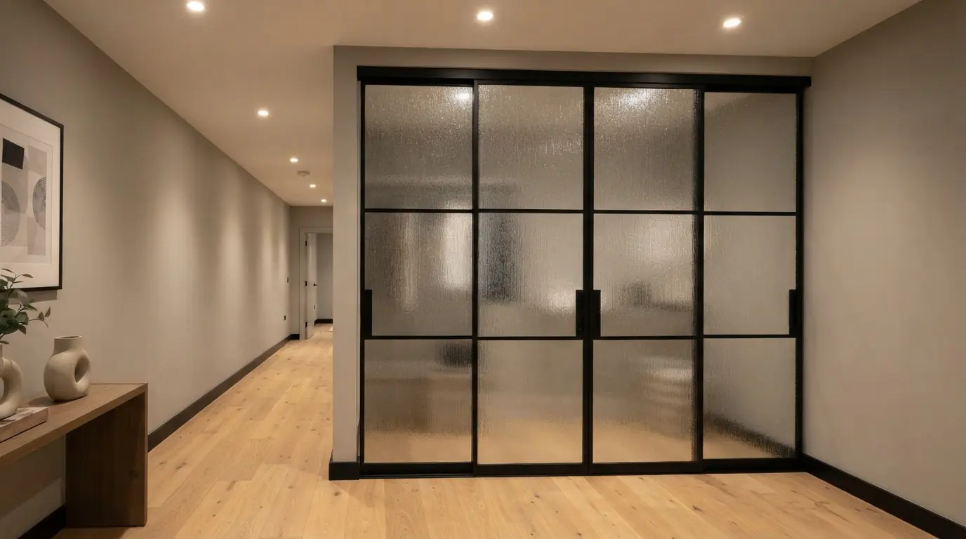 Каркасные перегородки своими руками: от расчёта до обшивки — ракурс сбоку