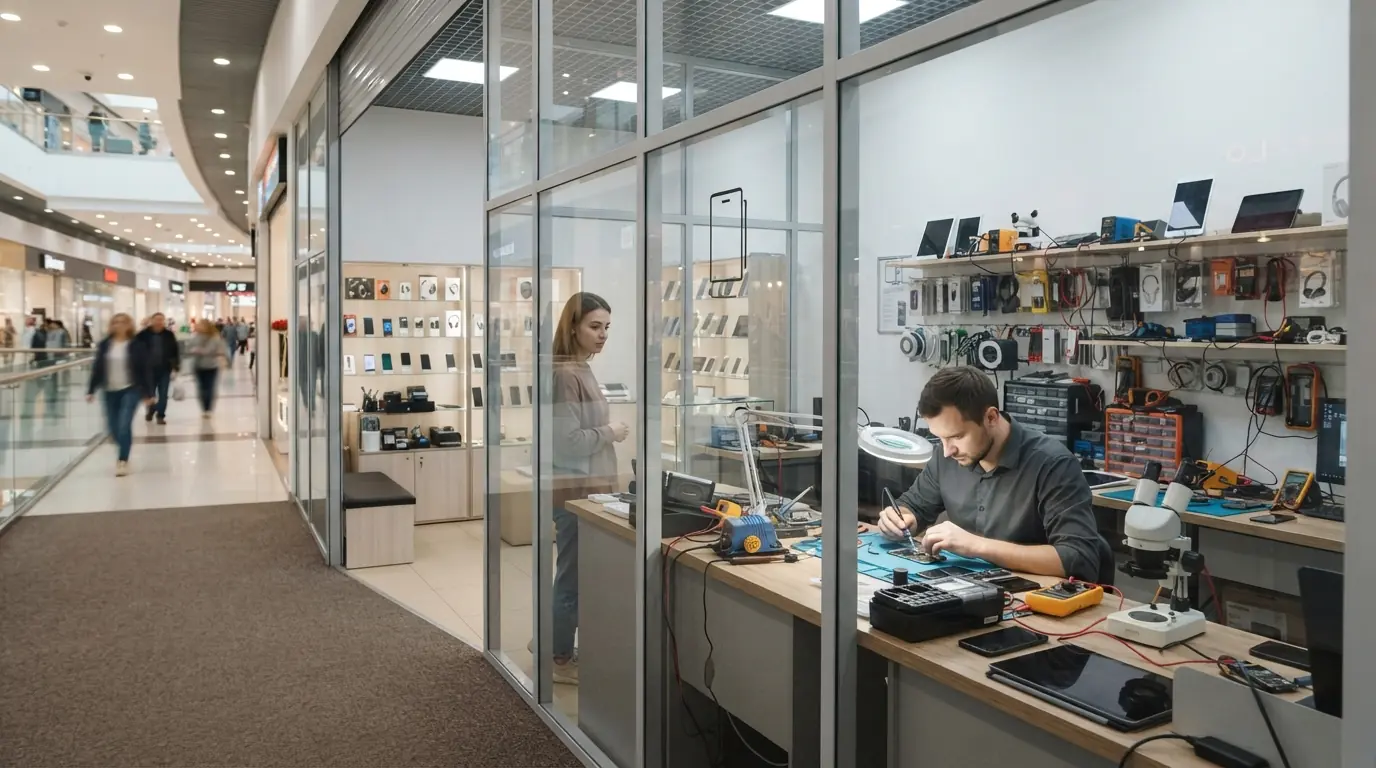 Перегородки для зоомагазина — процесс монтажа