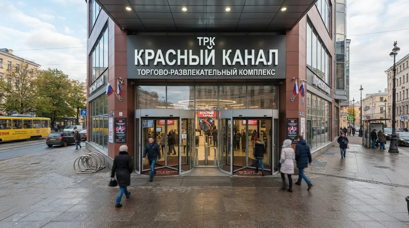 Карусельные стеклянные двери — вариант исполнения