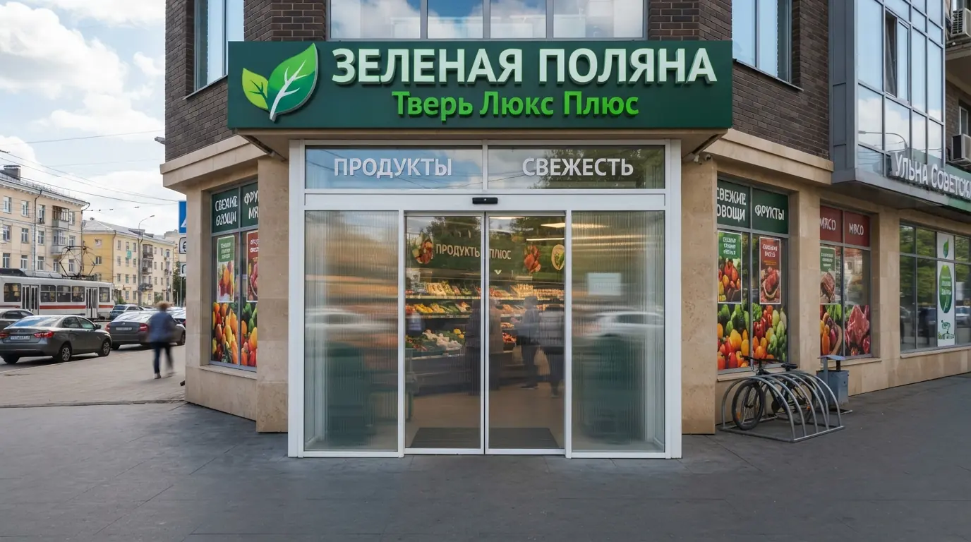 Входная группа для магазина